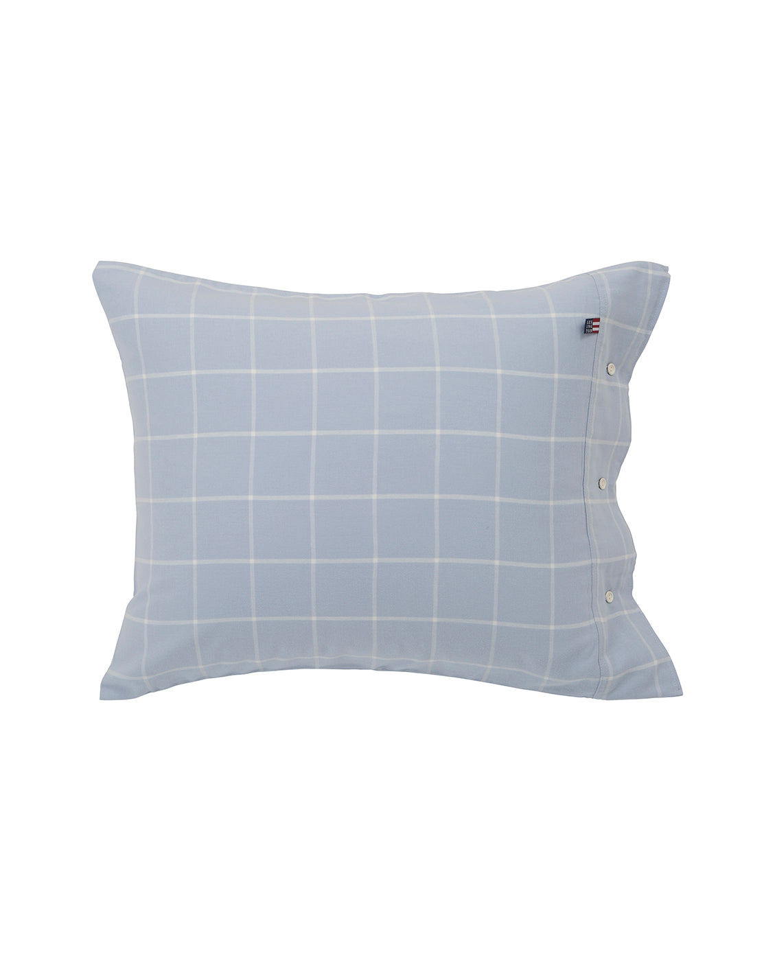 Hotel Light Flannel Lt Blue/White Pillowcase