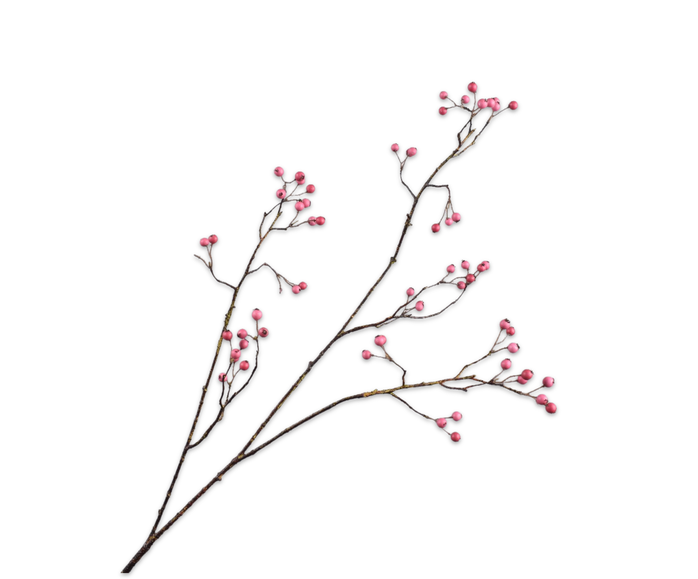 Berry branch - Pink - 94 cm