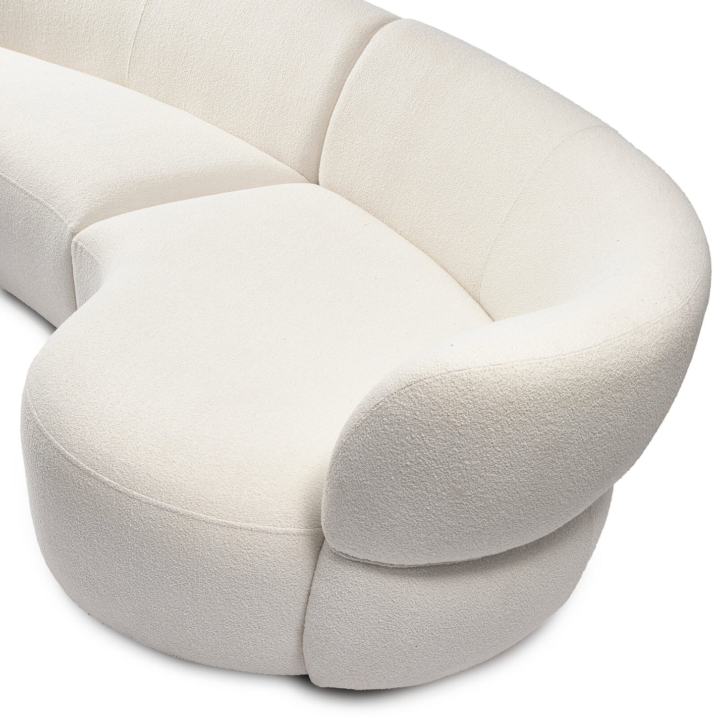 San Remo Sofa Arm Right 2,5 Simply White