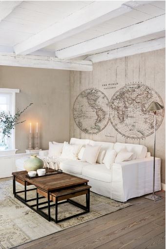 RM World Map Wallprint maisonleonie