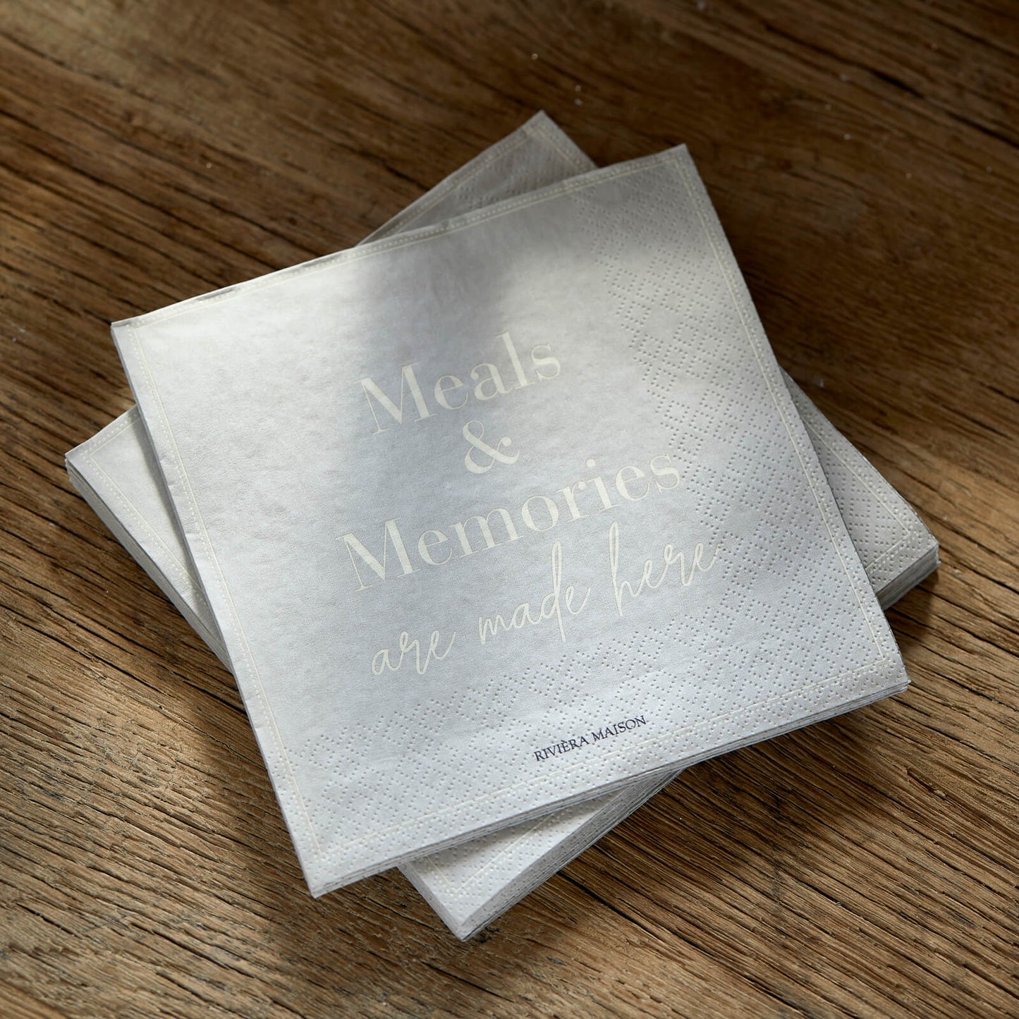 Paper Napkin Meals & Memories