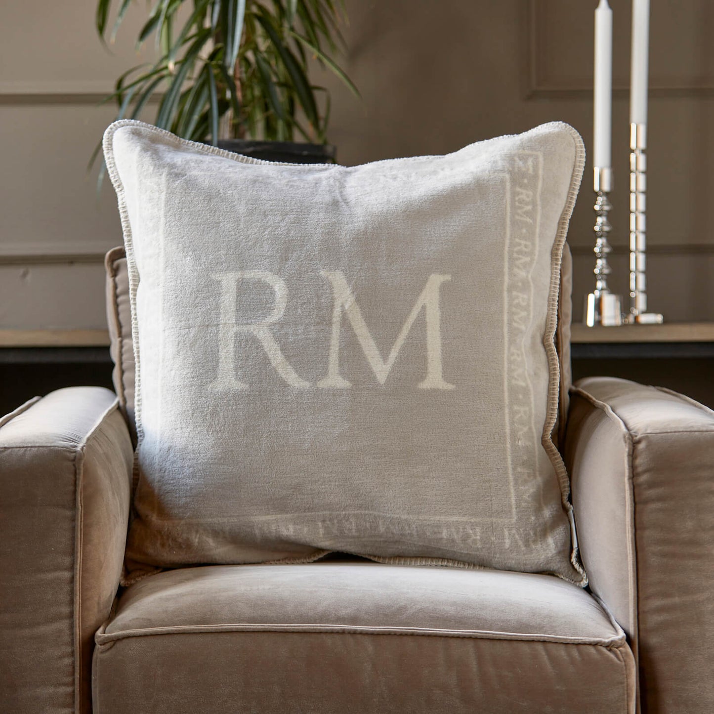 Couvercle d'oreiller RM Logo 60x60