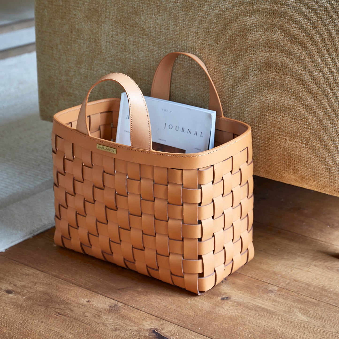 Florence MagazineBasket with Handle