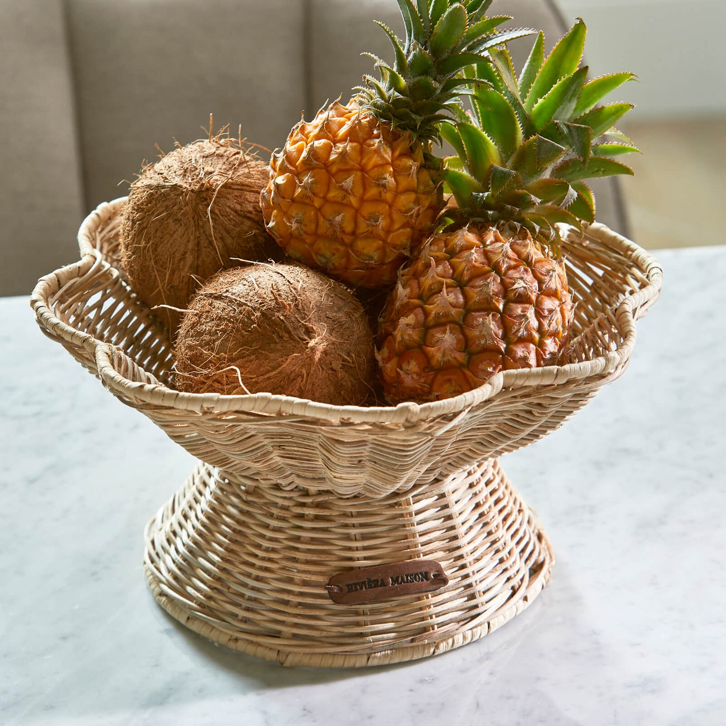 Rustic Rattan Benoa Bowl