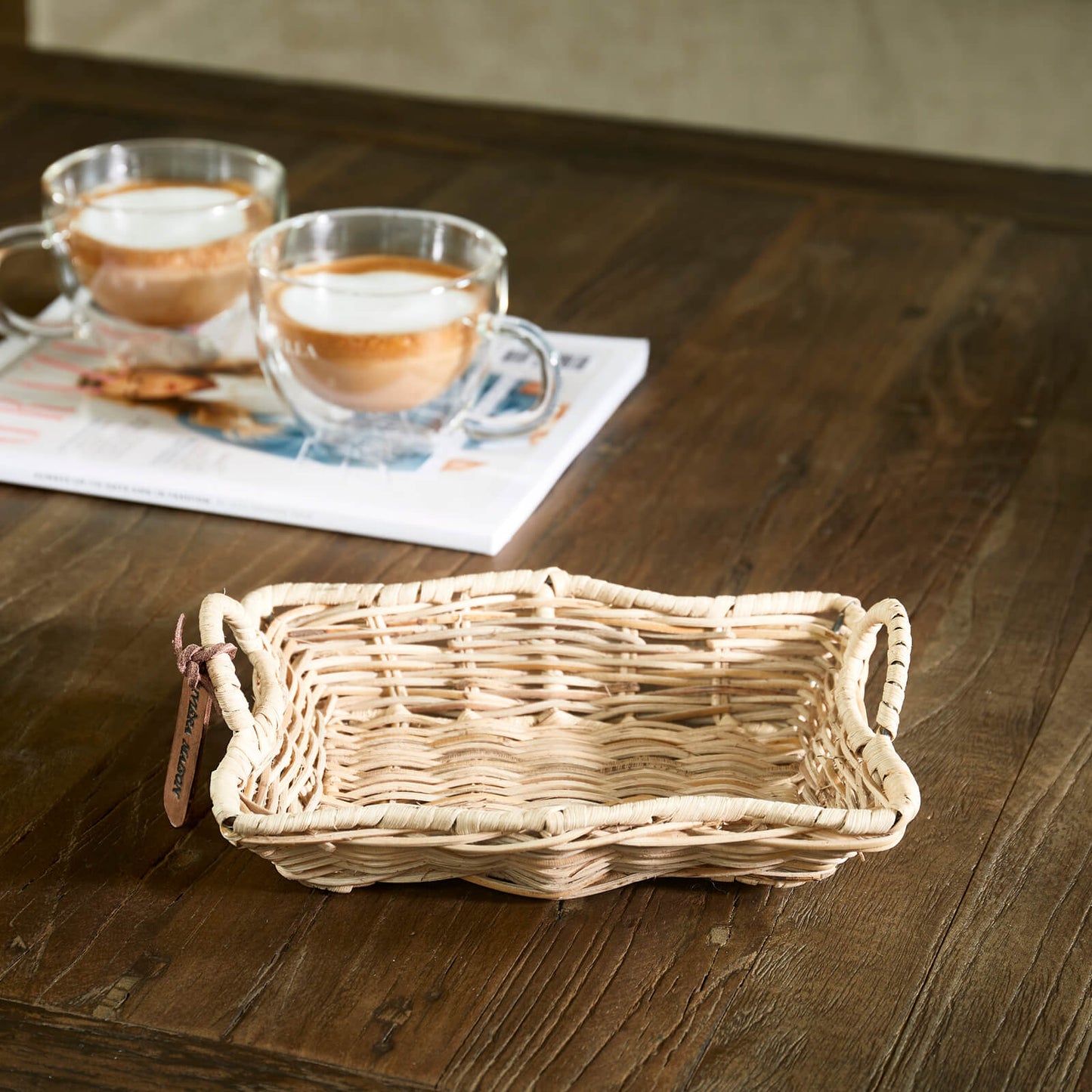 Rustic Rattan Benoa Mini Tray