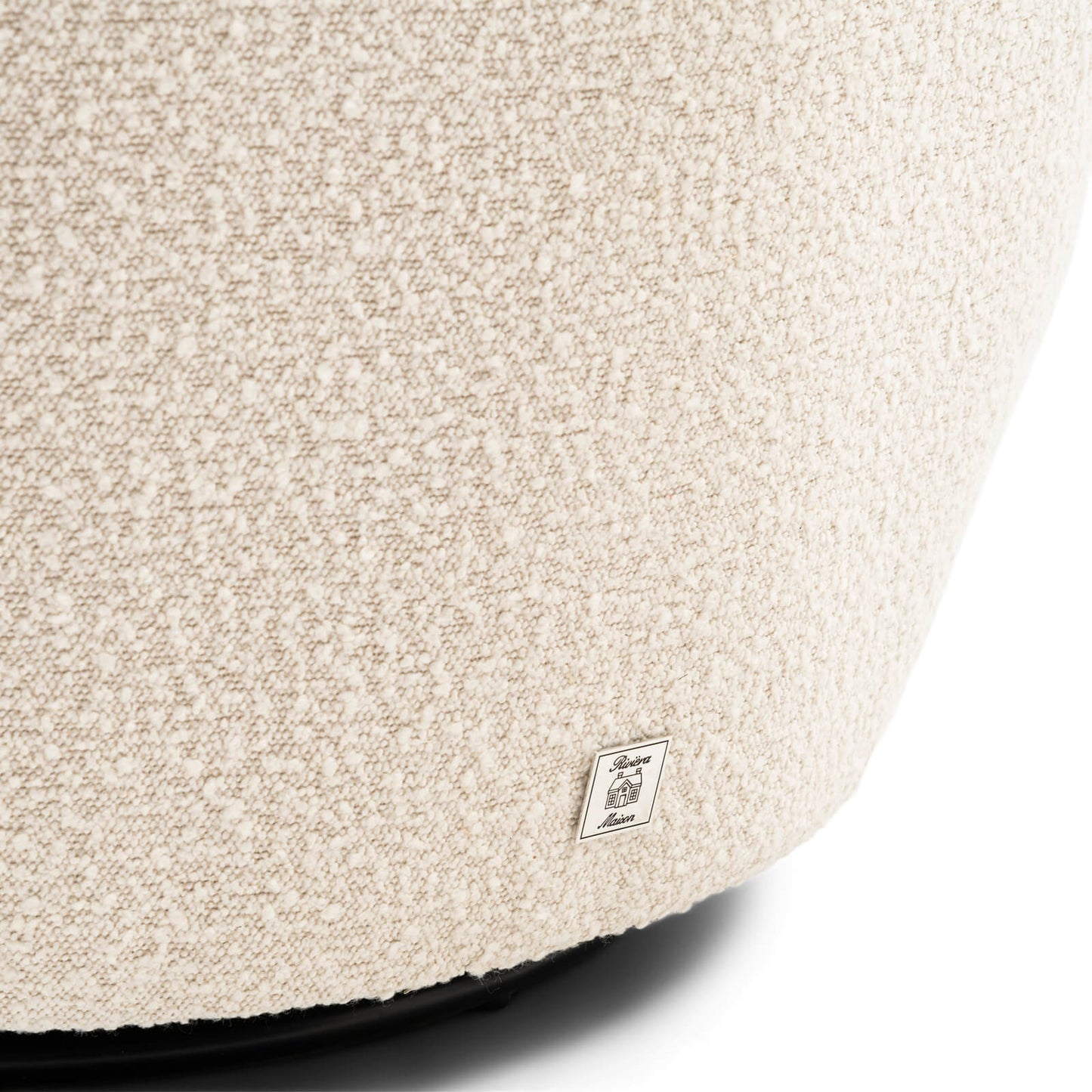 The Jill Swivel Chair White Sand