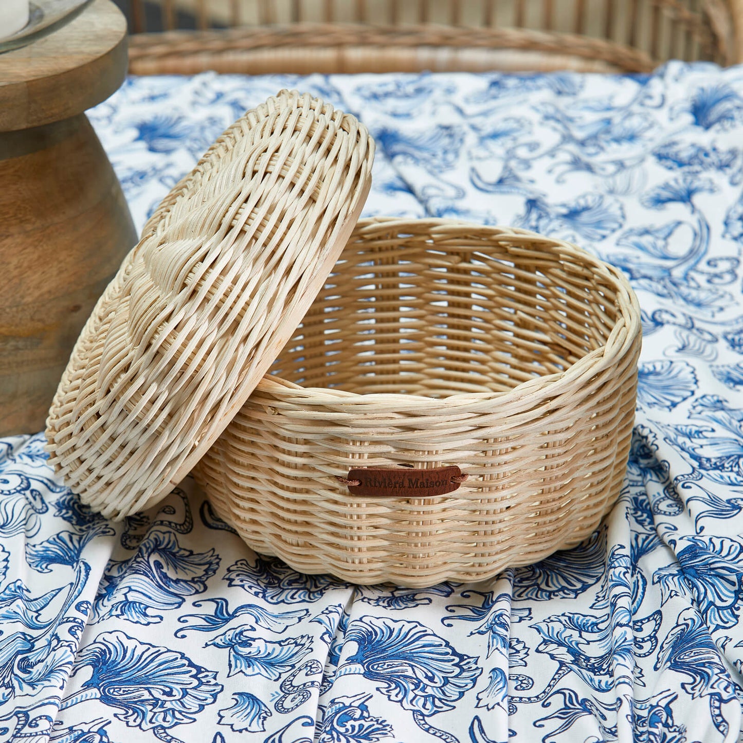 Panier de rangement rustique Rootan Benoa