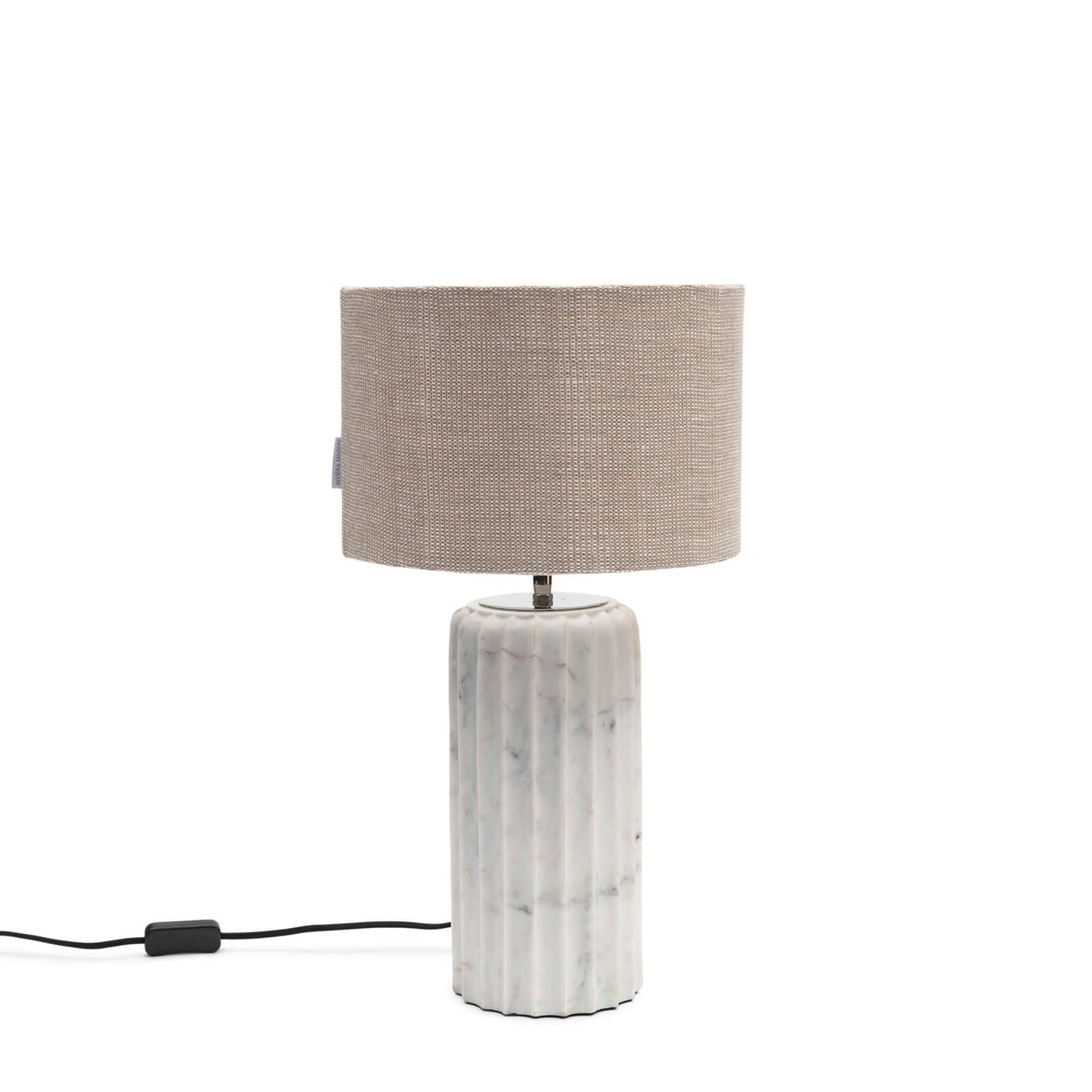 Linen Cylinder Lampshade flax 20x15