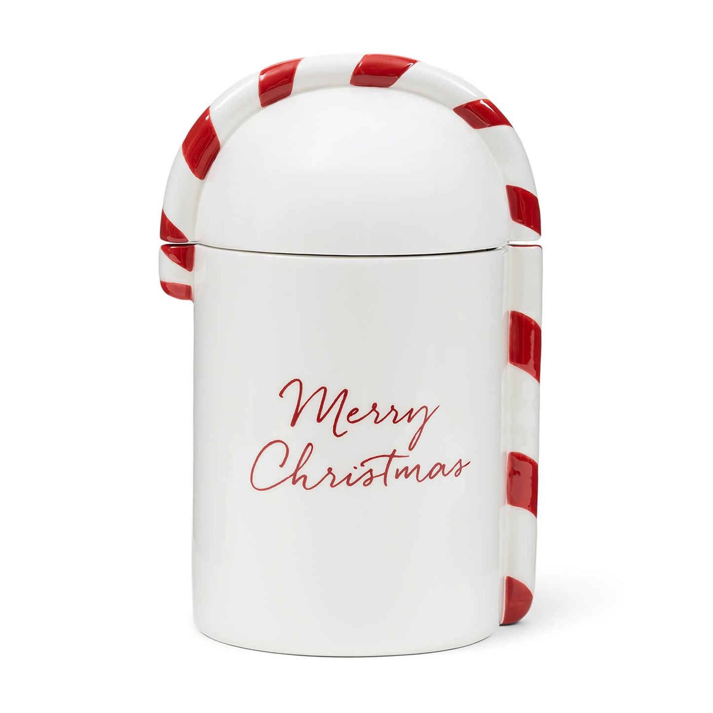 Christmas Candy Cane Storage Jar