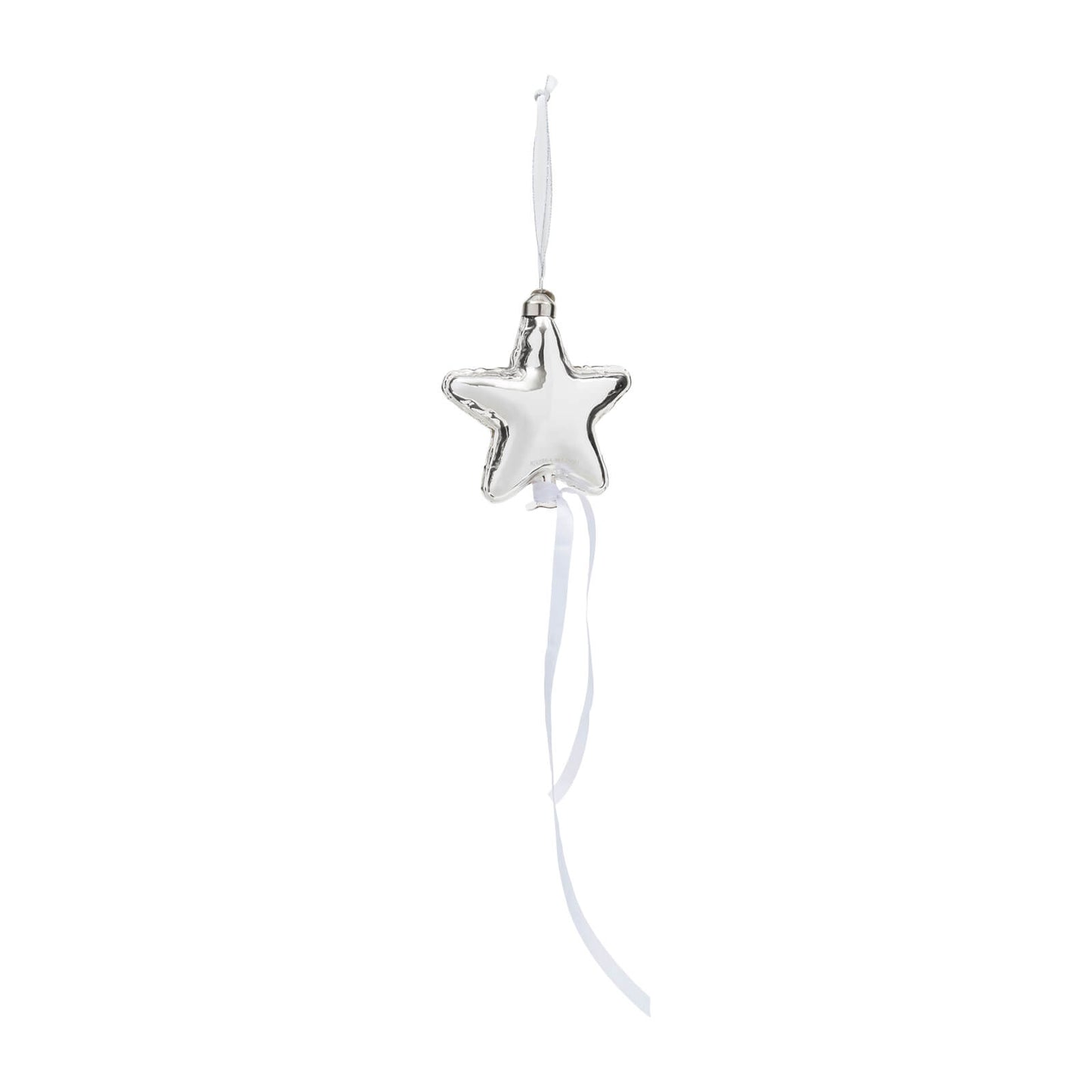 Balloon Star Ornament silver S