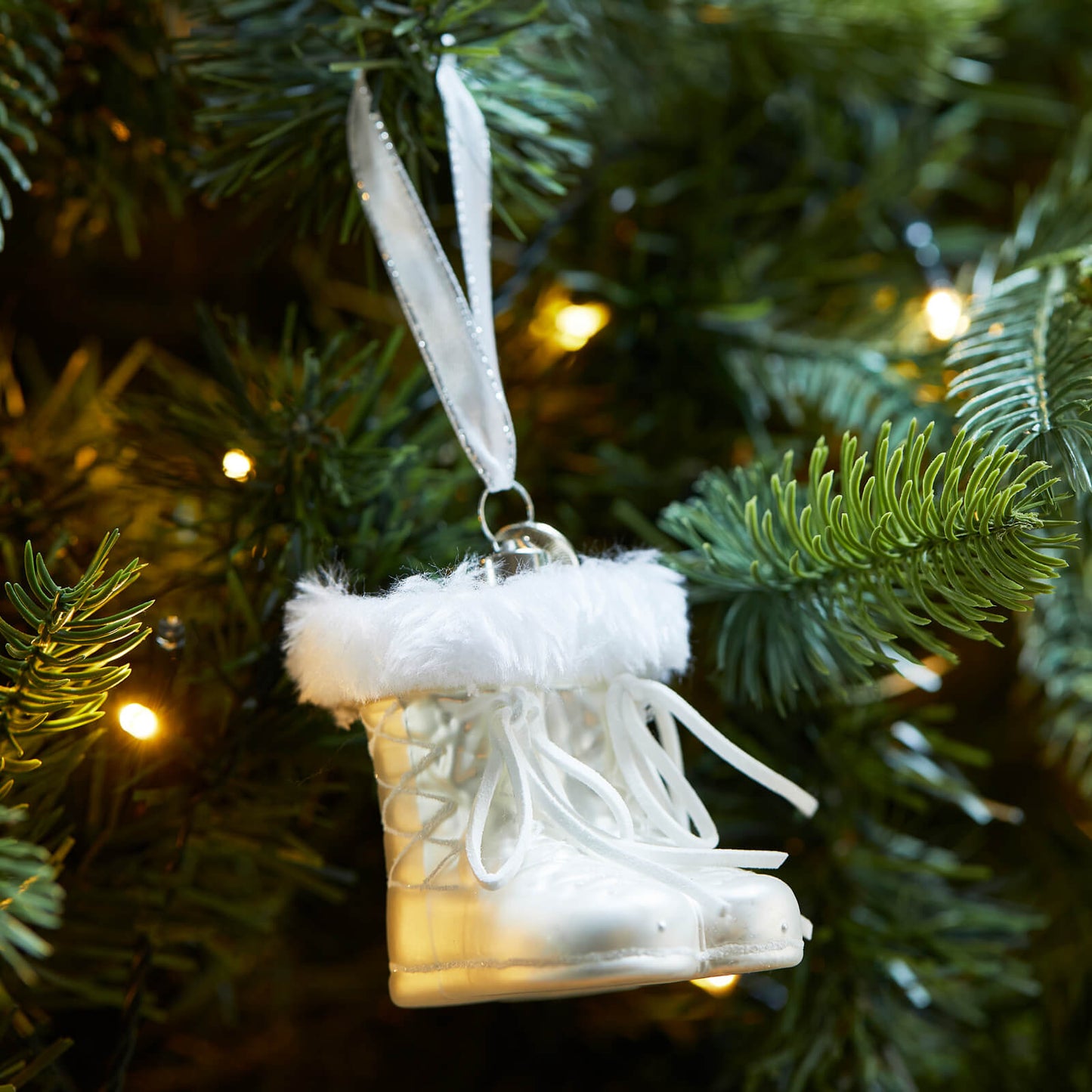 Sparkly Snowboots Ornament