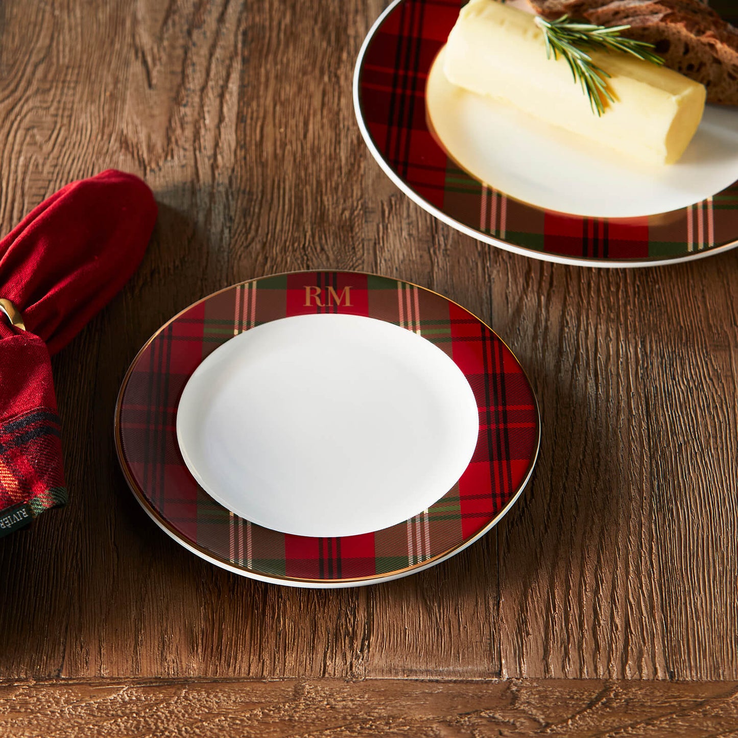 RM Classic Tartan Breakfast Plate