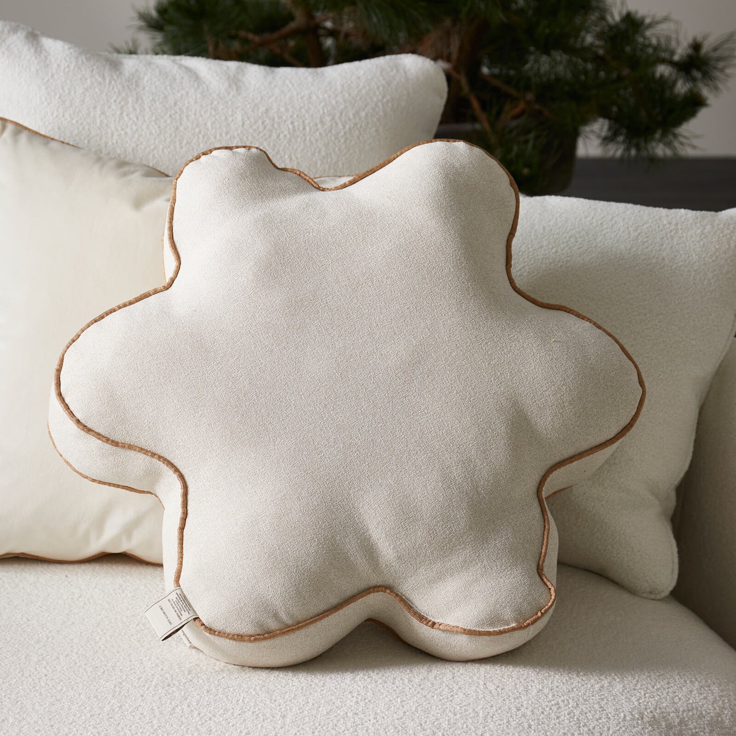 Wonderful Snowflake Box Pillow