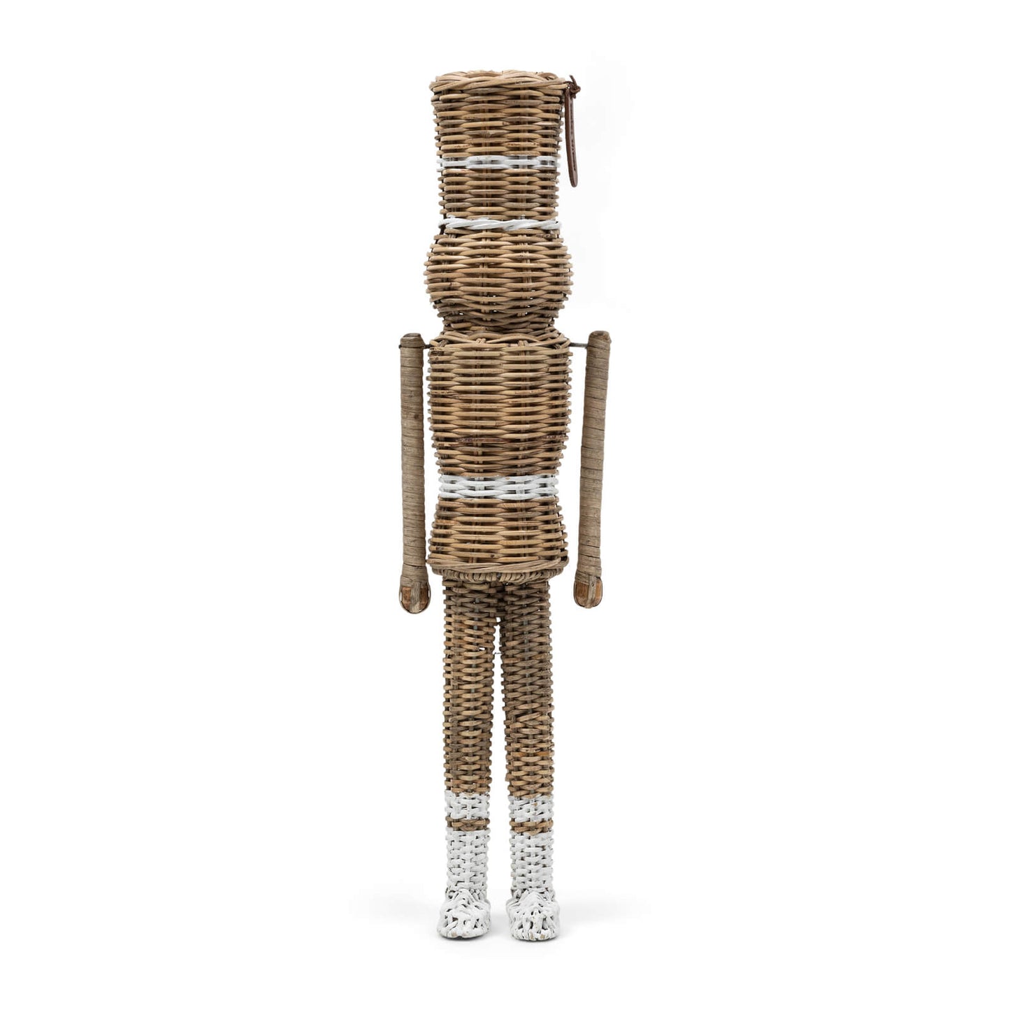 Rustic Rattan Nutcracker