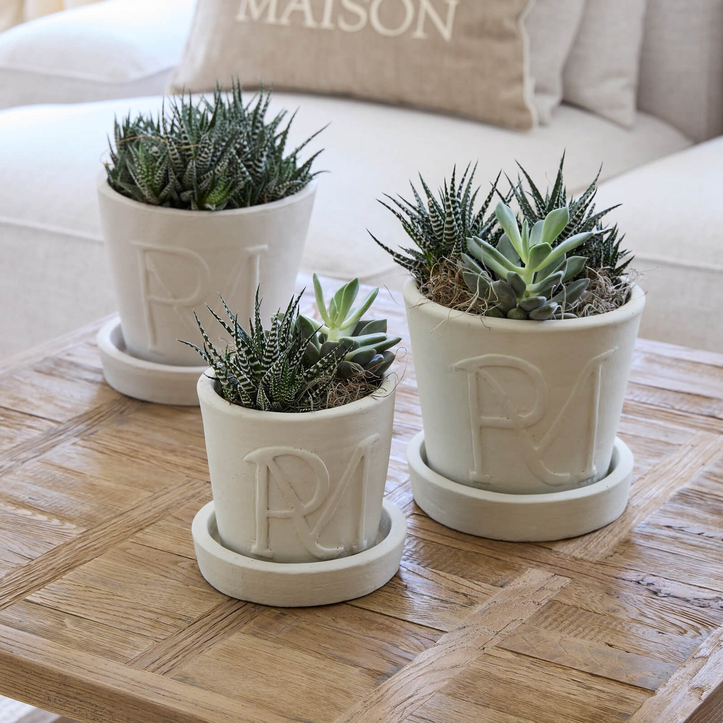 RM Monogram Planter (S)