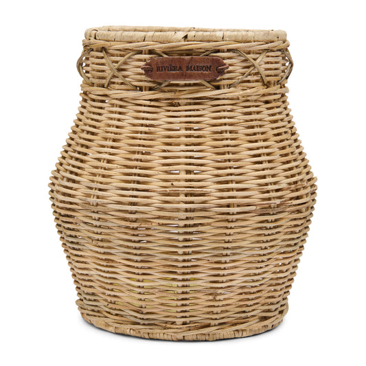 Rustic Rattan Medan Utensils Pot