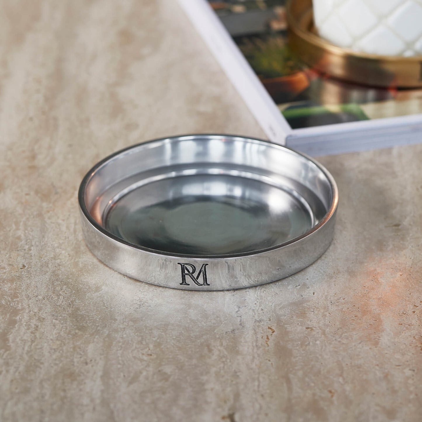 RM Maxime Candle Platter Silver L