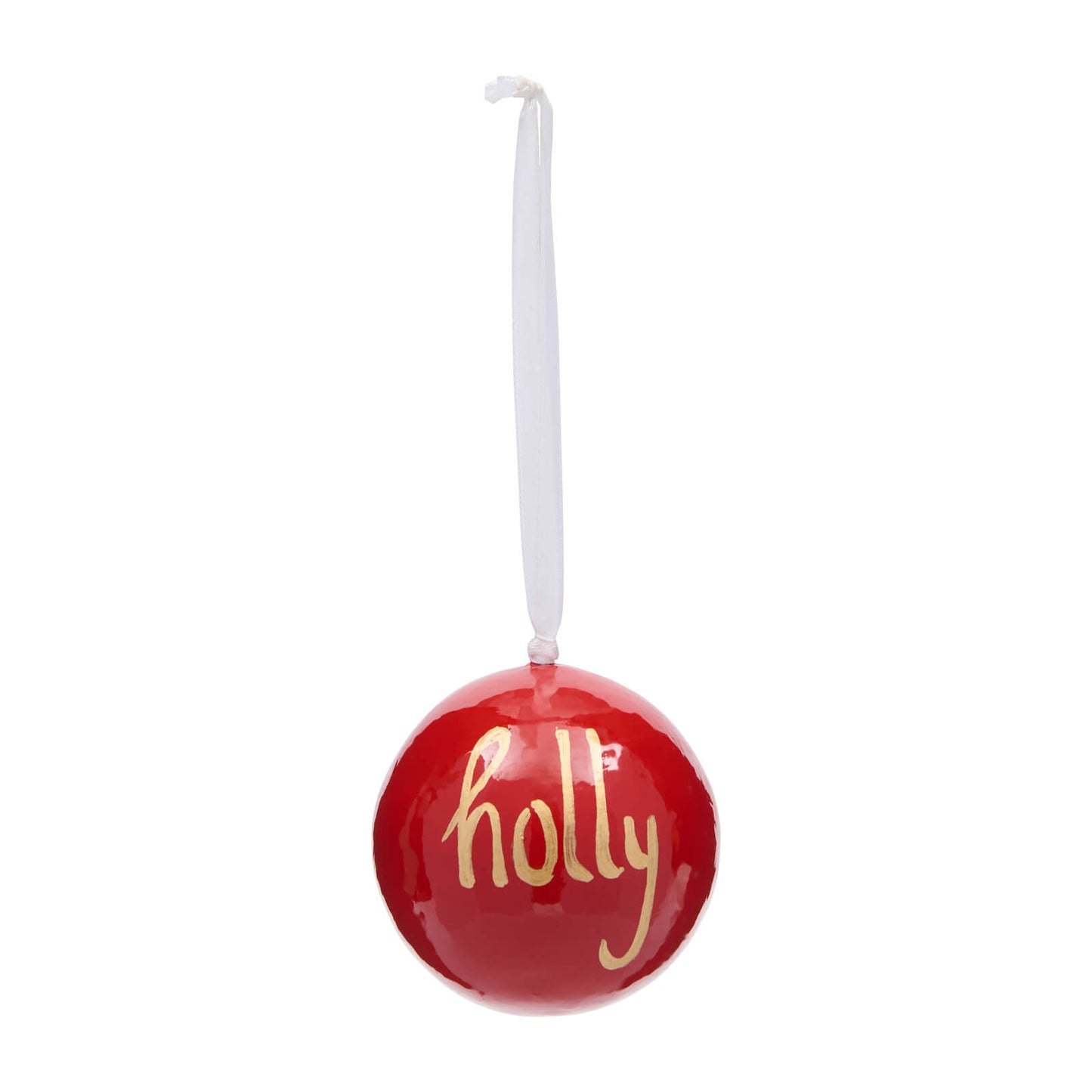 Holly Jolly Ornament Dia 7