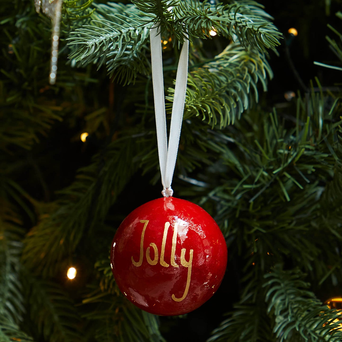 Holly Jolly Ornament Dia 7