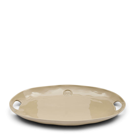 Portofino Serving Plate flax