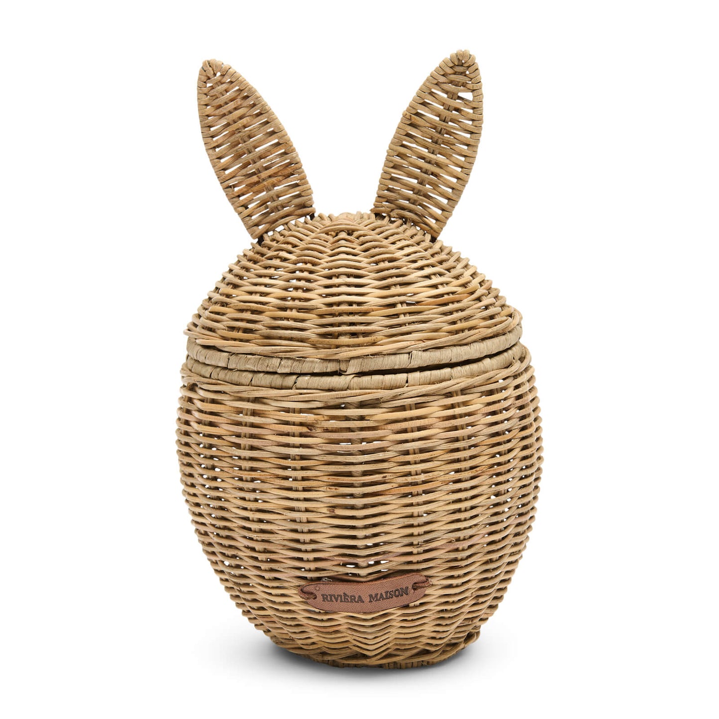 Rustic Rattan Easter Rabbit Basket