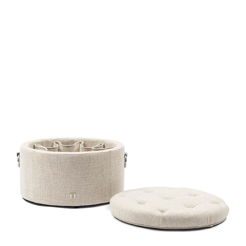 Park Avenue Footstool Antique White