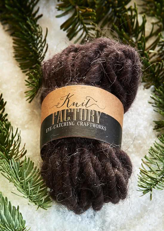 Decoration Wool charcoal maisonleonie