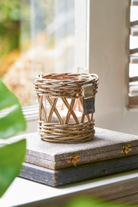 Rustic Rattan Votive maisonleonie