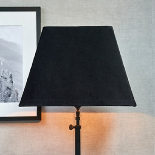 Velvet Square LampShade black 29x40