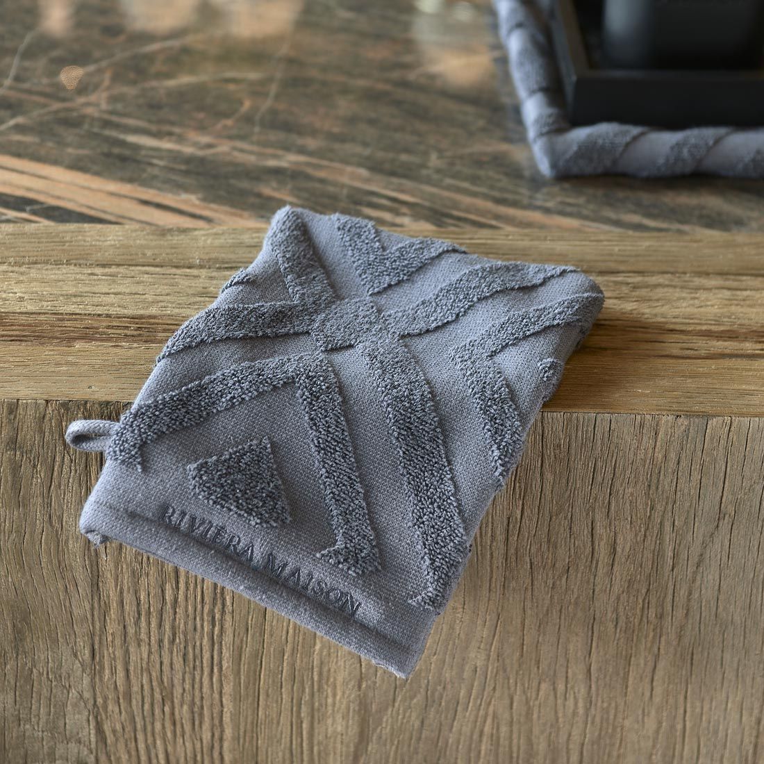 RM Chic Washcloth anthracite