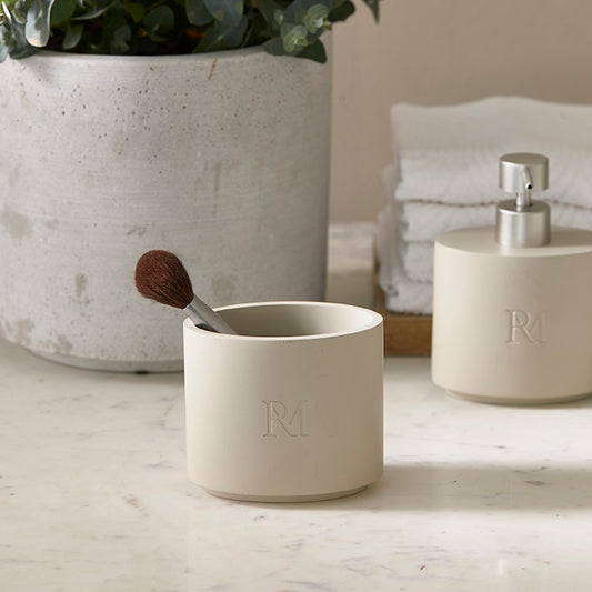 RM Monogram Toothbrush Holder maisonleonie