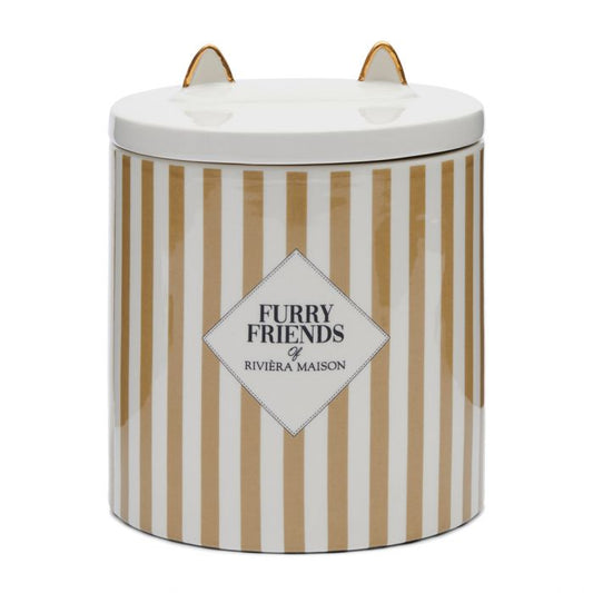 Furry Friends Cat Food Storage Jar